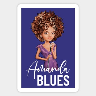 Amanda Blues Magnet